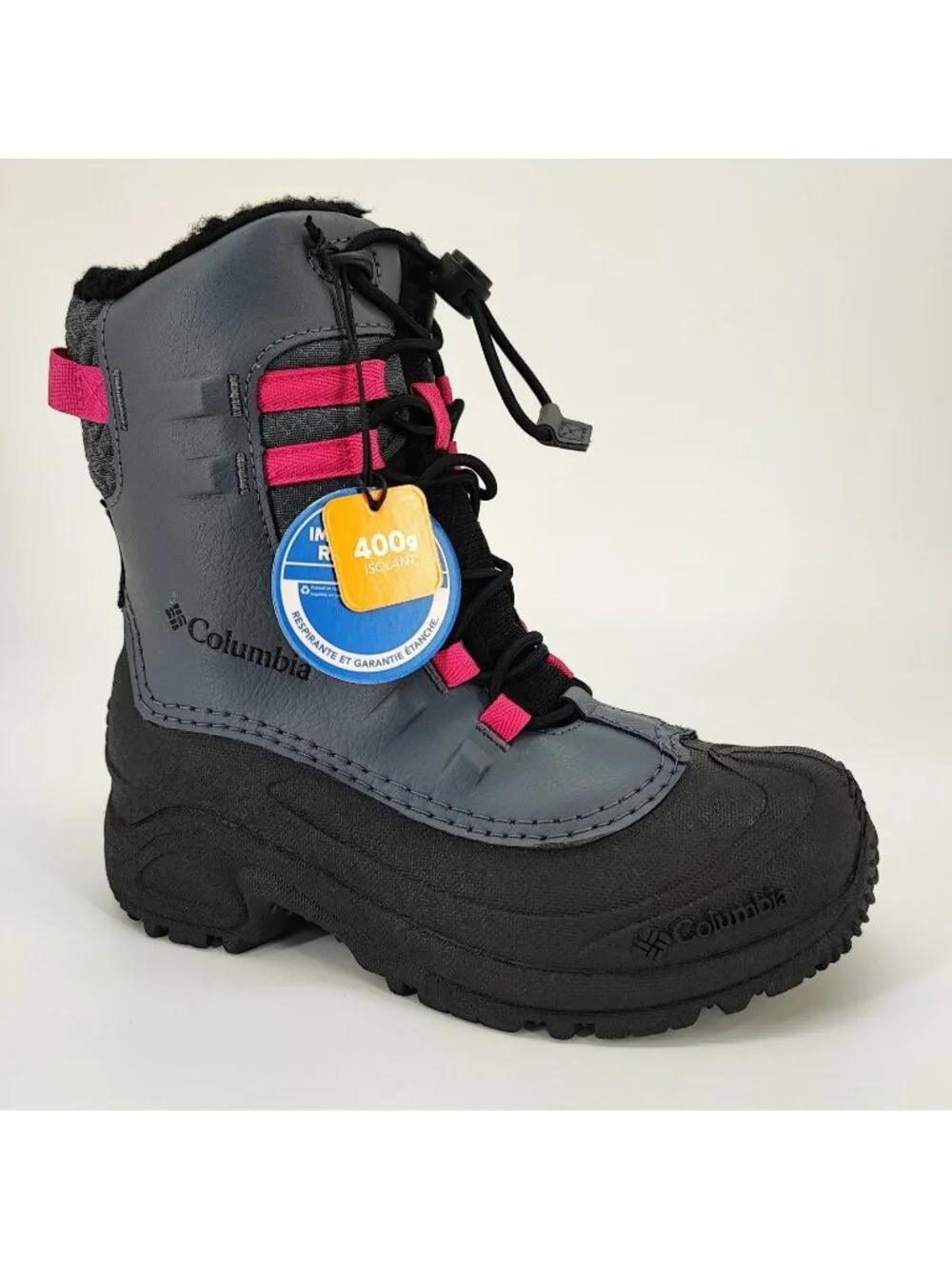 Columbia Kids' Bugaboot Celsius Youth Size 3 Boots Synthetic Black BY4430-054